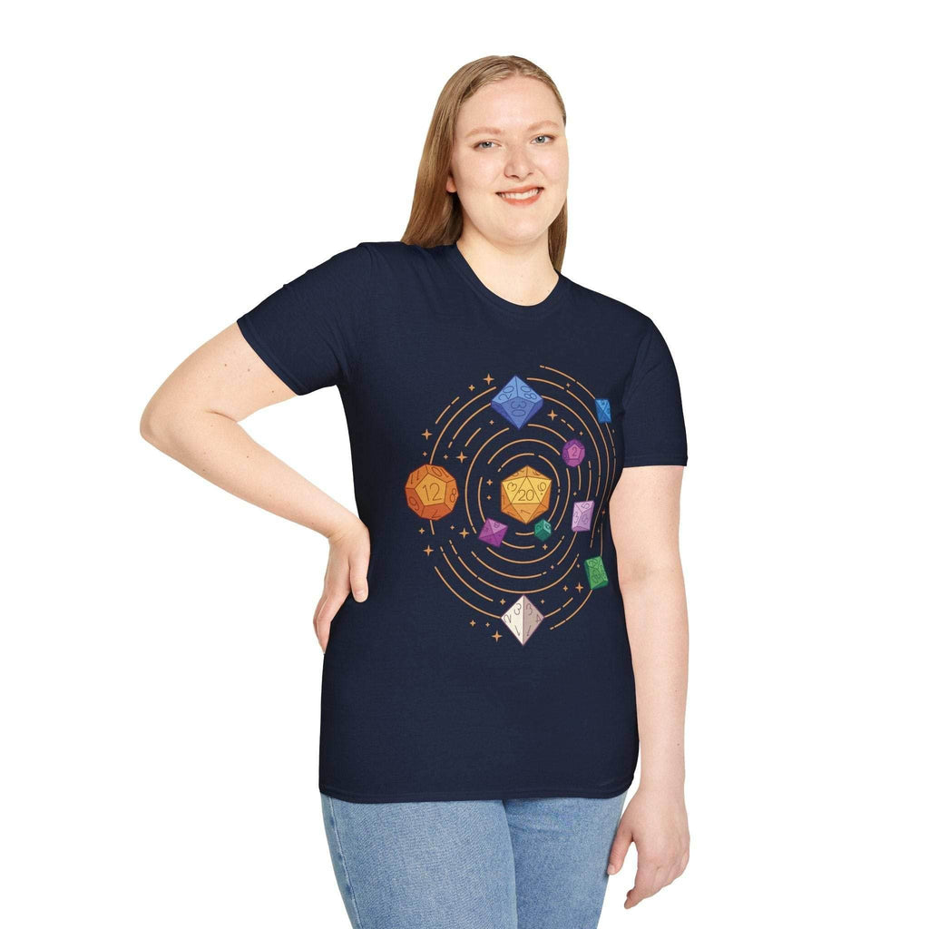 Space Dice Solar System T-shirt - Black / S