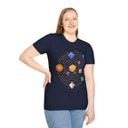 Space Dice Solar System T-shirt - Black / S