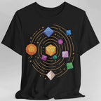 Space Dice Solar System T-shirt - Black / S