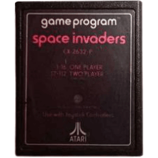 Space Invaders - Atari 2600 - Text Label - Game Only