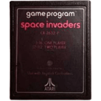 Space Invaders - Atari 2600 - Text Label - Game Only