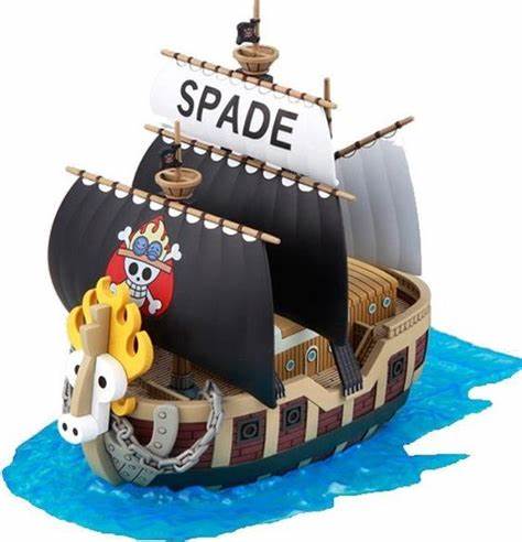 Bandai Grand Ship Collection #12 Spade Pirates Ship "One Piece" Model Kit