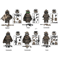 Special Forces Soldiers ghost Recon Set of 6 Lego Minifigures Custom Toys 1