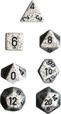 Speckled Polyhedral Arctic Camo 7-Die Set - Role-Players