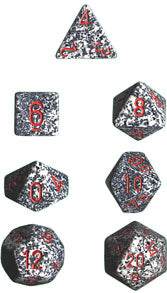 Speckled Polyhedral Granite 7-Die Set - Role-Players