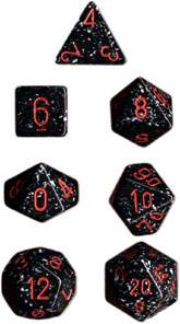 Speckled Polyhedral Space 7-Die Set - Role-Players