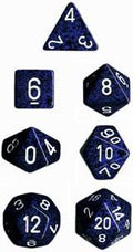 Speckled Polyhedral Stealth 7-Die Set - Role-Players