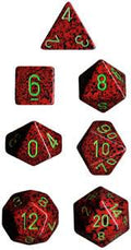 Speckled Polyhedral Strawberry 7-Die Set - Role-Players