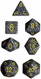 Speckled Polyhedral Urban Camo 7-Die Set - Role-Players
