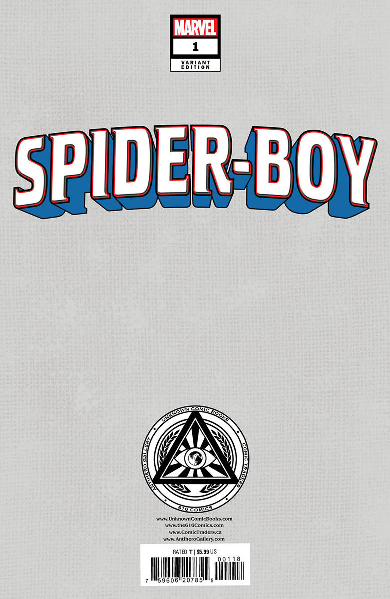 Spider-Boy #1 Unknown Comics Kaare Andrews Exclusive Var (11/01/2023)