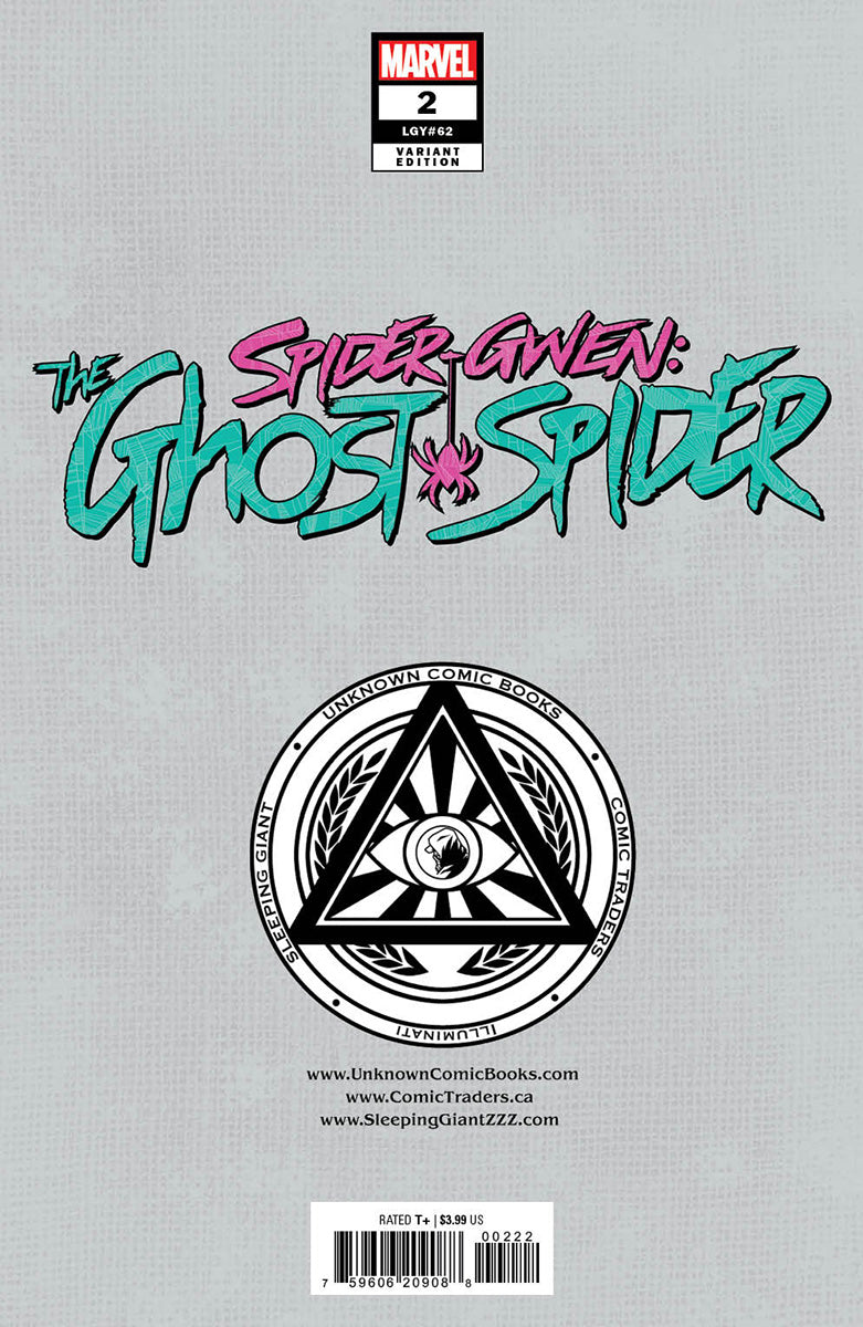 Spider-Gwen: The Ghost-Spider #2 Unknown Comics Leirix Exclusive Virgin Var (06/26/2024)