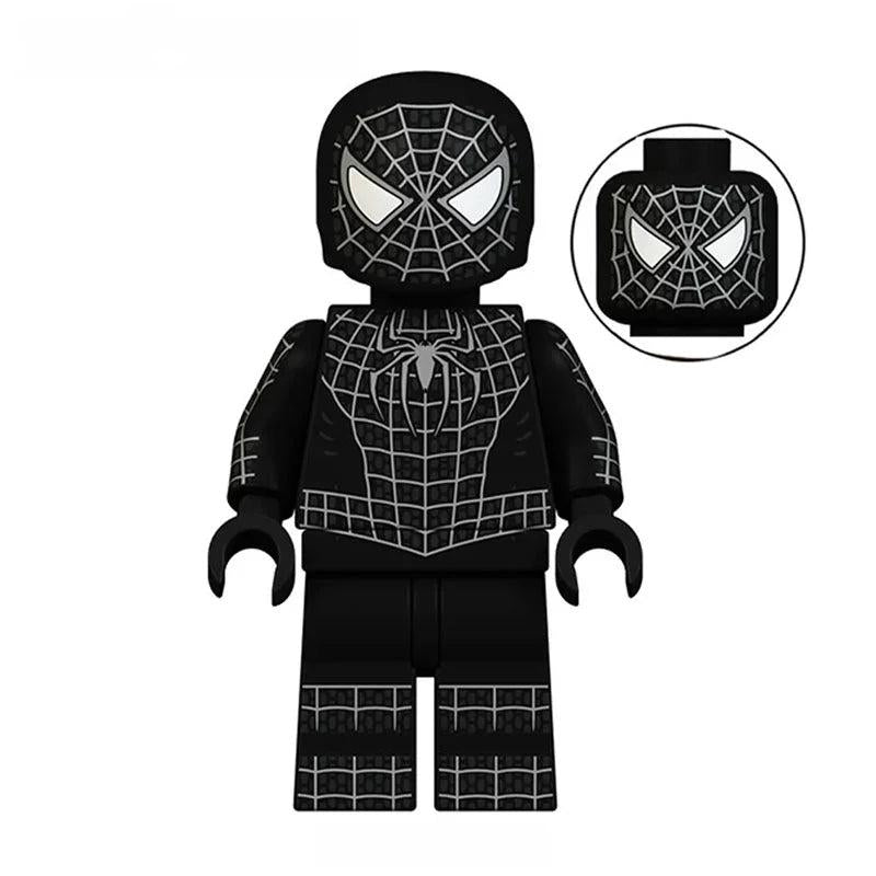 Spider-Man Black symbiotic Suit Lego Minifigures Custom Toys 1