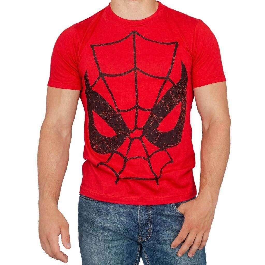 Spider-Man Parker Can't Lose Big Face T-Shirt - S