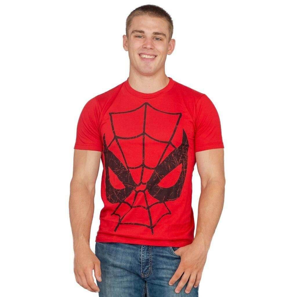 Spider-Man Parker Can't Lose Big Face T-Shirt - S