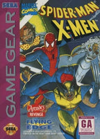 Spiderman X-Men Arcade's Revenge (Sega Game Gear) - Game Manual Only