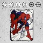 Spider-Man Webslinger Marvel Flannel Fleece Throw Super Soft Lightweight Fleece Blanket 45x60in - 
