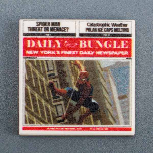 Spidey Sighting! Newspaper - Custom Part (2x2 Tile)