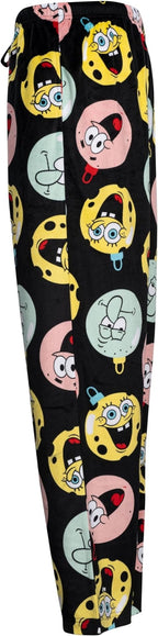Spongebob Ornaments Balls Black Lounge Pants