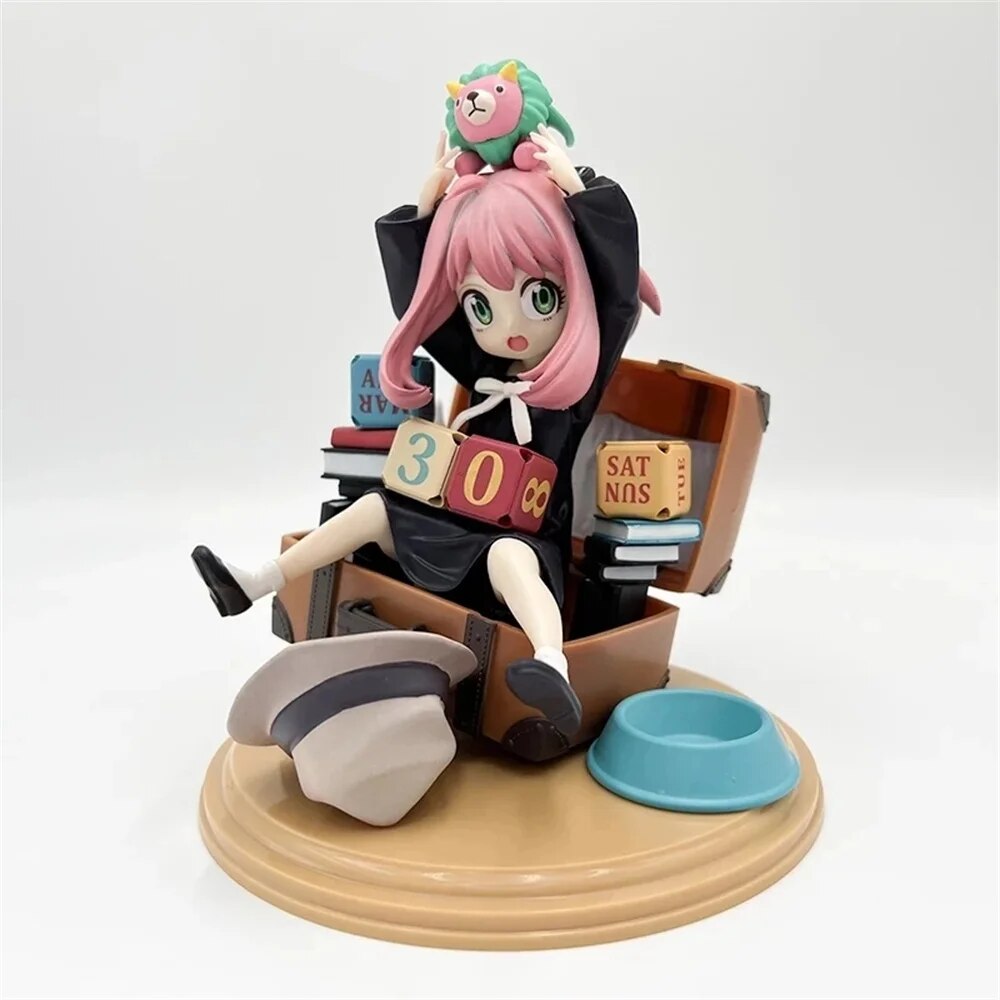 Spy x Family Anya Forger Anime Action Figure Loid Yor Twilight WaKuWaKu Figurine Bond Dog PVC Kawaii Doll Model Toy