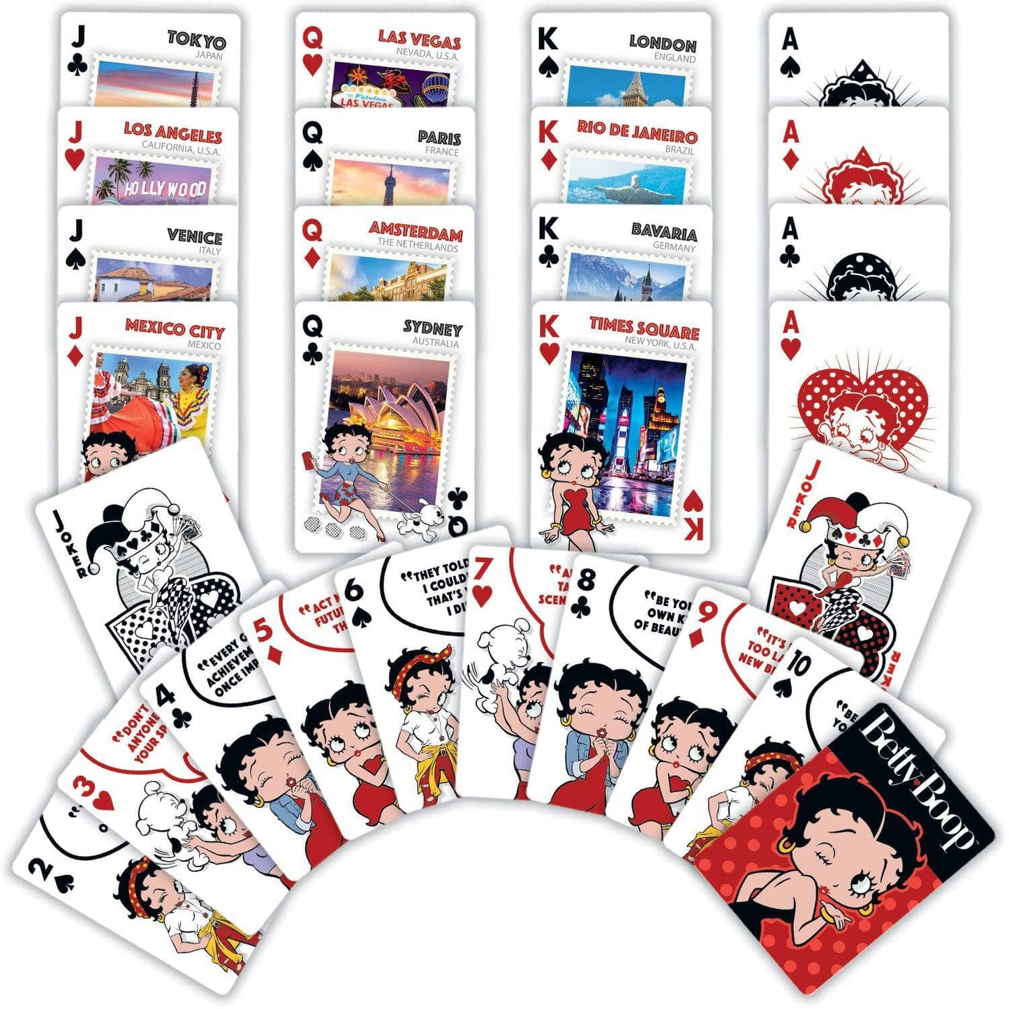 Betty Boop Playing Cards - 54 Card Deck