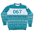 Squid Character Merry Squid-Mas Game Ugly Christmas Sweater - XS / 67