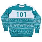 Squid Character Merry Squid-Mas Game Ugly Christmas Sweater - XS / 101