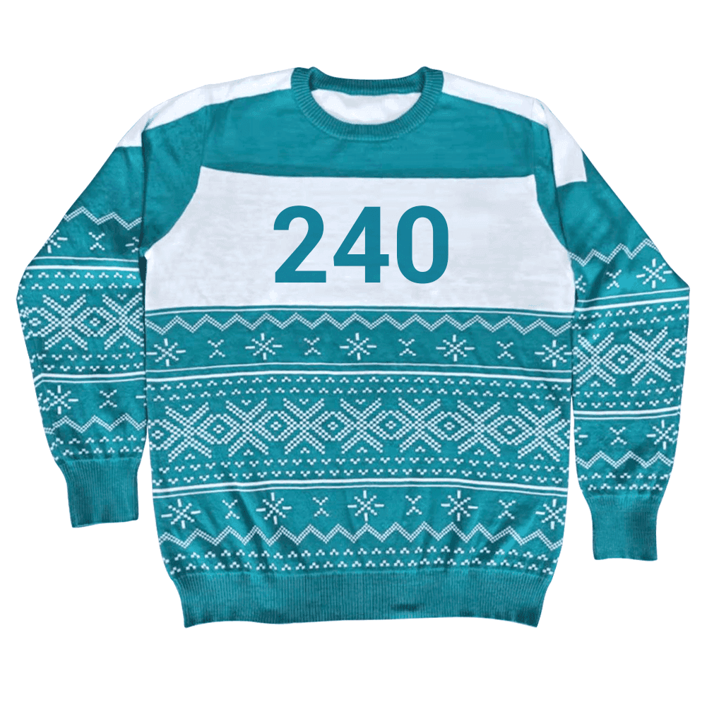 Squid Character Merry Squid-Mas Game Ugly Christmas Sweater - XS / 240