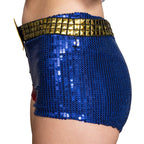 SS Movie Replica Harley Quinn Halloween Cosplay Costume Shorts with Belt