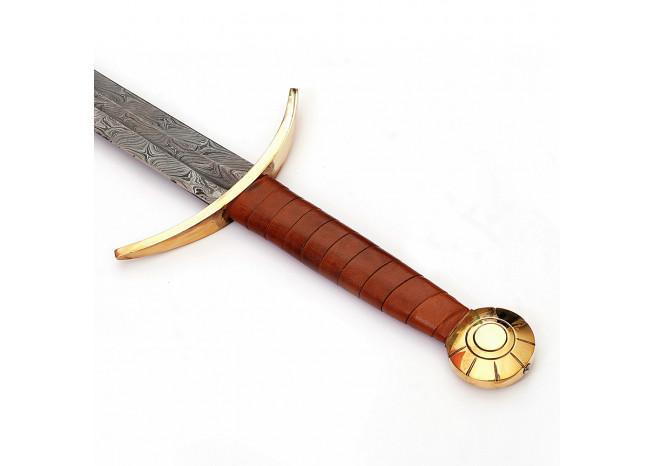 Damascus Blood Frenzy Functional Viking Sword-1