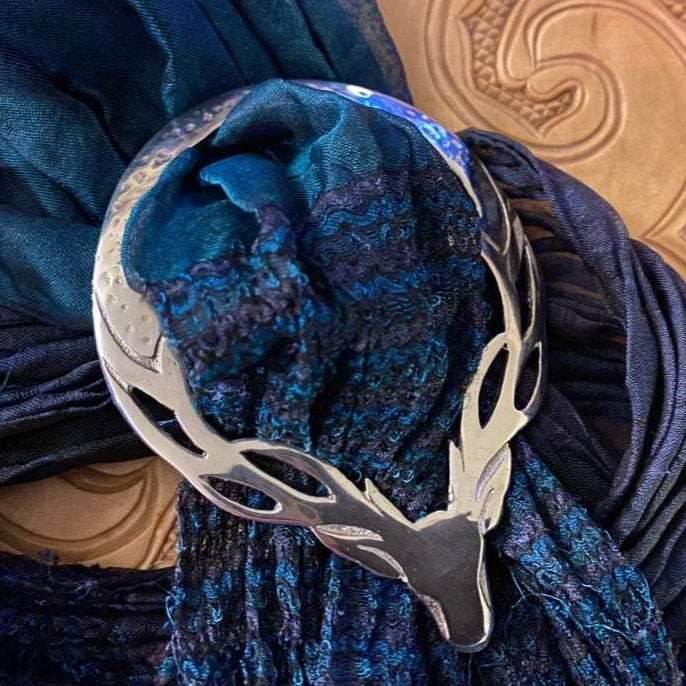 Stag Scarf Ring - 