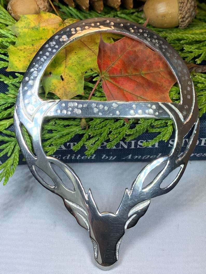 Stag Scarf Ring - 
