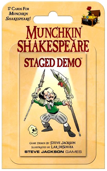Munchkin Shakespeare: Blíster de demostración en escena