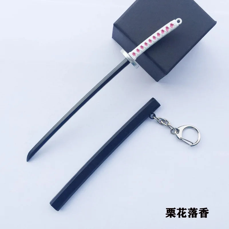 Stand not included New The Blade of the Ghost 17cm Mini Katana Keychains key chains evil eye anime keychain key chain cute keychain