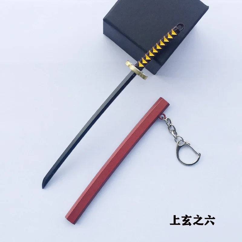 Stand not included New The Blade of the Ghost 17cm Mini Katana Keychains key chains evil eye anime keychain key chain cute keychain