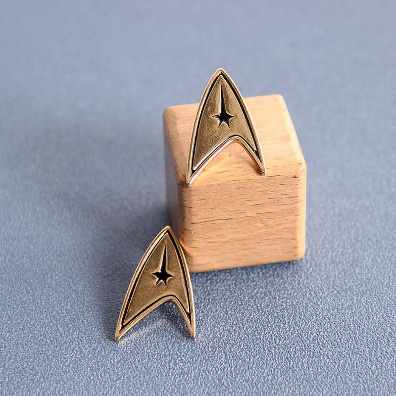 Star Trek Enamel Pins Sci-fi TV Enthusiast Metal Brooch Badge Fashion Jewellery Clothes Hat Backpack Accessory Gifts