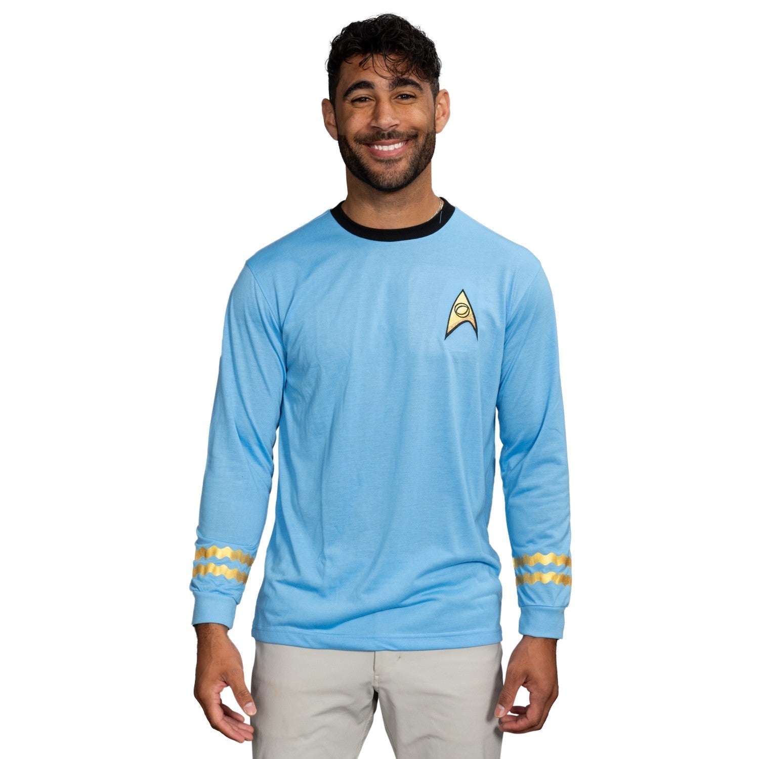 Star Trek Long Sleeve Halloween Costume T-shirt - Commander, Medical Sciences and Engineering