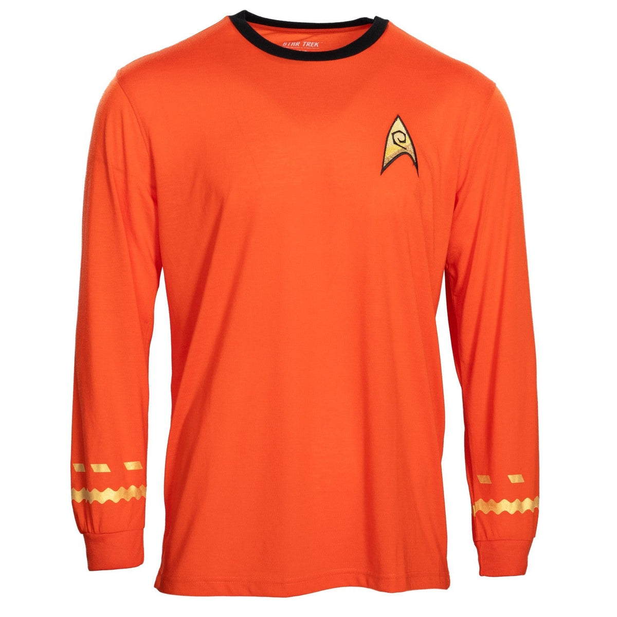 Star Trek Long Sleeve Halloween Costume T-shirt - Commander, Medical Sciences and Engineering