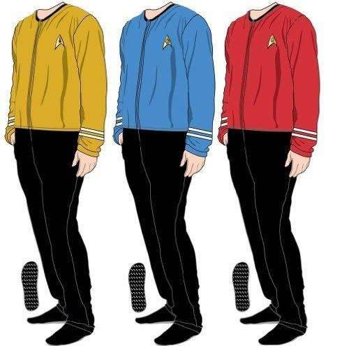 Star Trek Uniform Union Suit Pajama - S / Blue