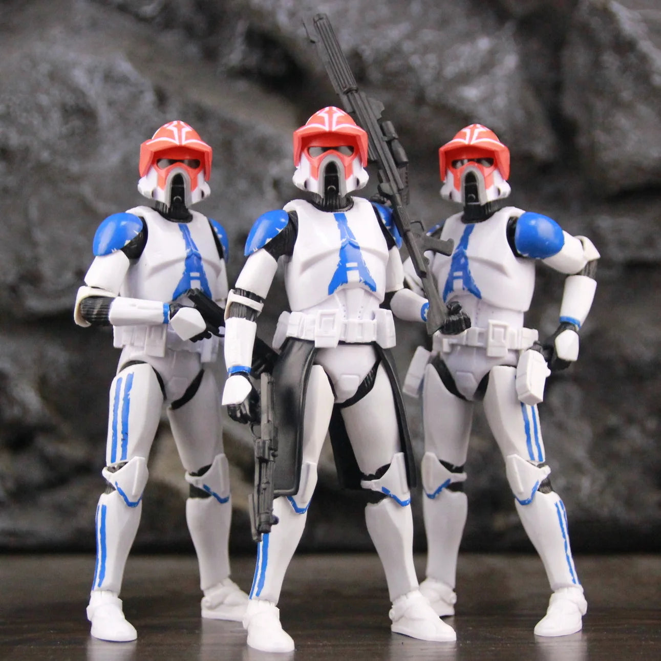 Star Wars 104th 212th 442nd 332nd 501st 6" Action Figure ARC ARF Trooper Shock Asohka Commander Phase 2 Episode II Clone Toys