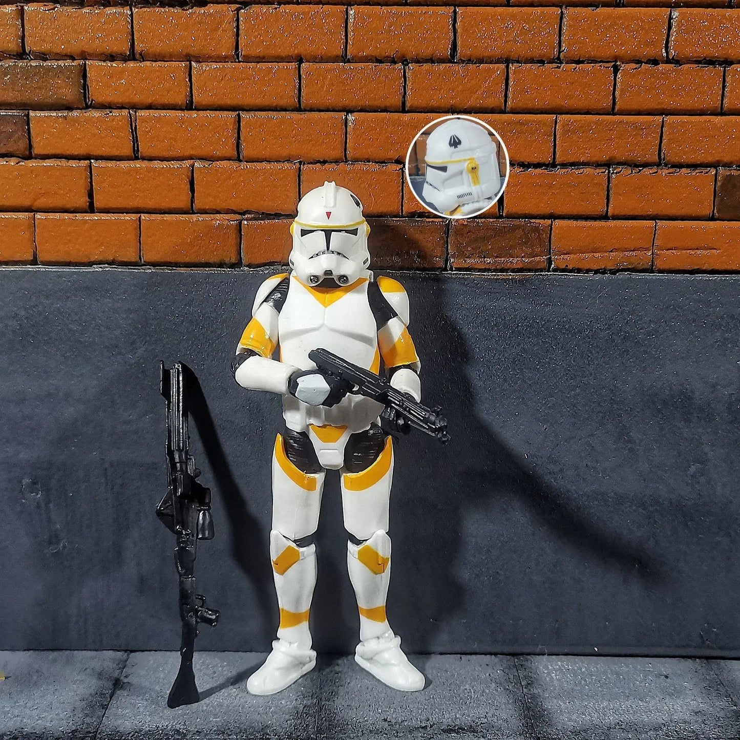 Star Wars 3.75 Inch  Clone Trooper 1/18 501st 104th Wolffepack  212th Cody Action Figure  Hardcase REX Toys Model Loose