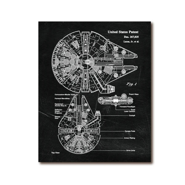 Star Wars Air Vehicle Patent poster 15x21cm-30x42cm