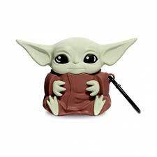 Star Wars Airpod Case Mandalorian Baby Yoda Grogu Silicon bumper keychain - 