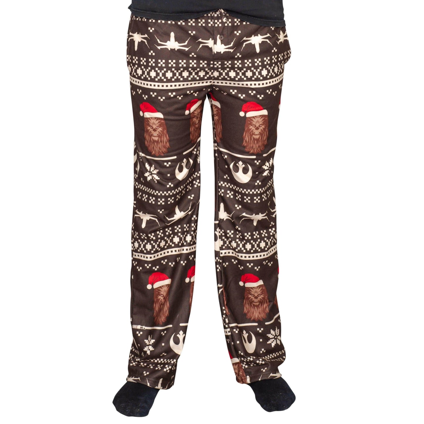 Star Wars Chewbacca Christmas Brown Lounge Pants - 3X