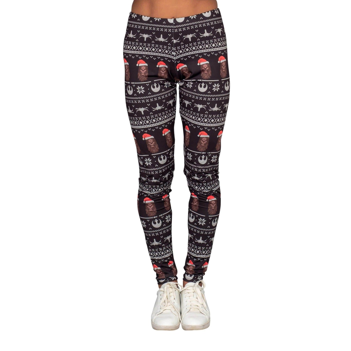 Star Wars Chewbacca Santa Hat Women's Leggings - L