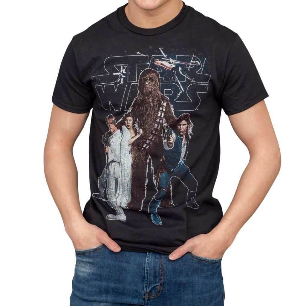 Star Wars Chewie and The Gang T-shirt - S