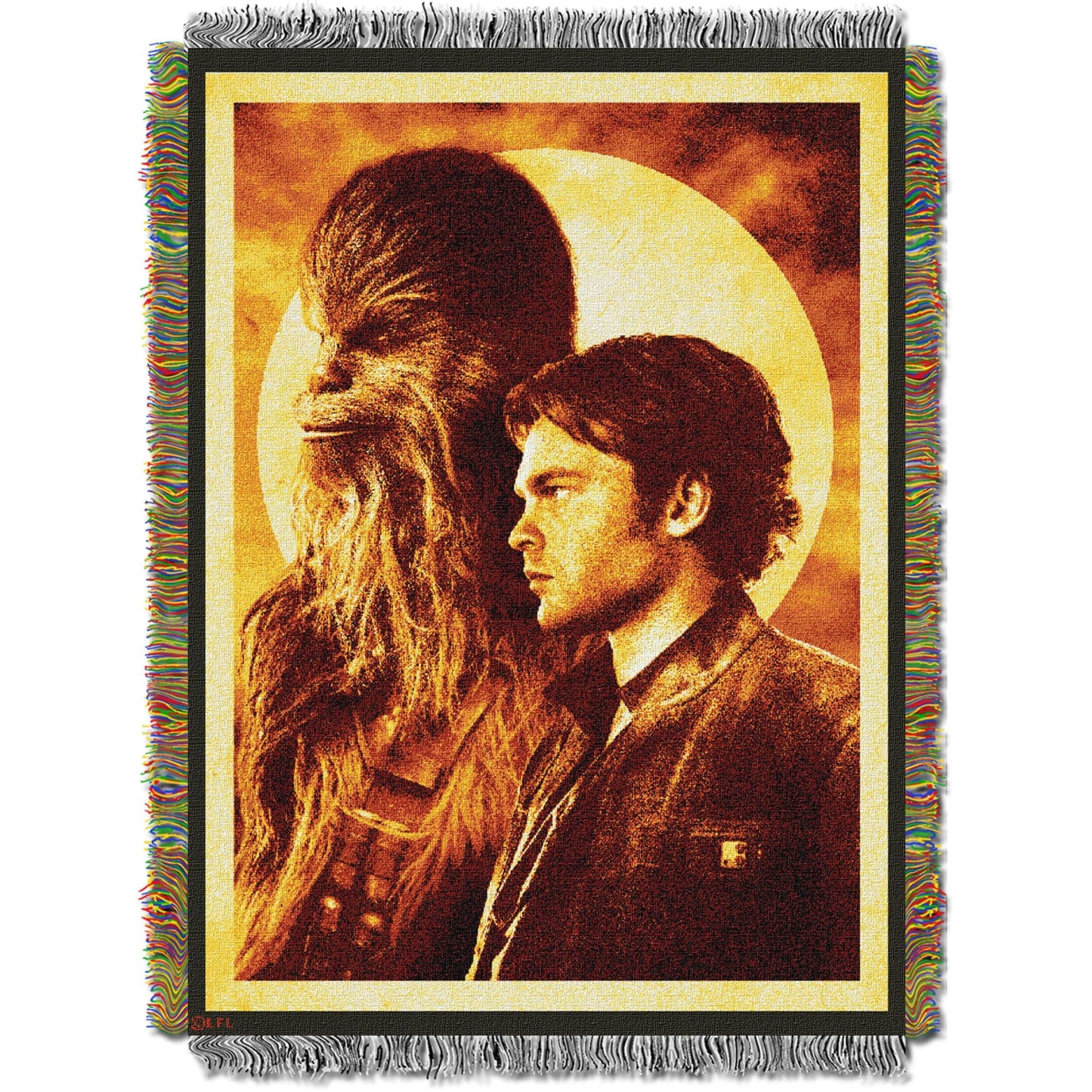 Star Wars Han Solo - Two Pirates Licensed 48"x 60" Woven Tapestry Throw by The Northwest Company