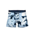 Star Wars Super Trooper Collage Adult Light Blue Boxer Briefs - S
