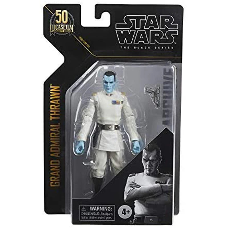 Star Wars The Black Series Archive Grand Admiral Thrawn Toy 6-Inch-Scale Rebels Collectible Figure Toys for Kids