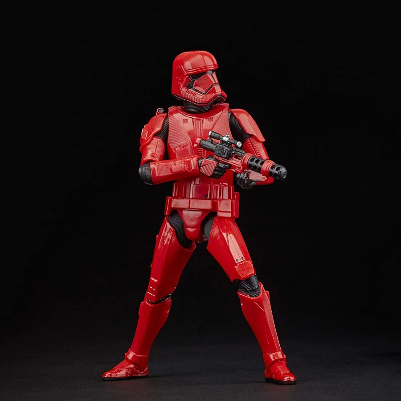 Star Wars The Black Series Sith Trooper Toy 6" Scale The Rise of Skywalker Collectible Action Figure for Kids