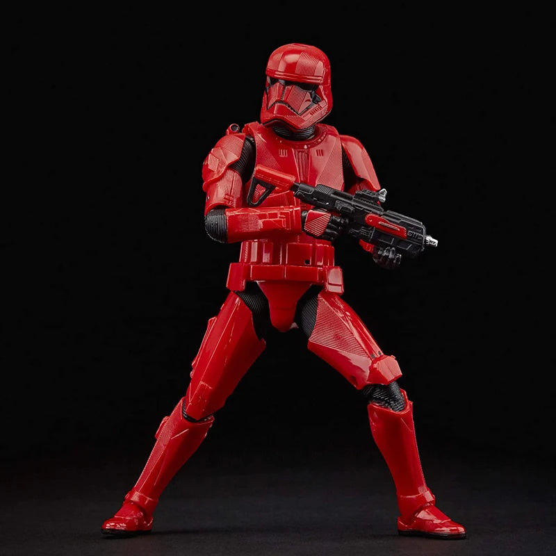 Star Wars The Black Series Sith Trooper Toy 6" Scale The Rise of Skywalker Collectible Action Figure for Kids